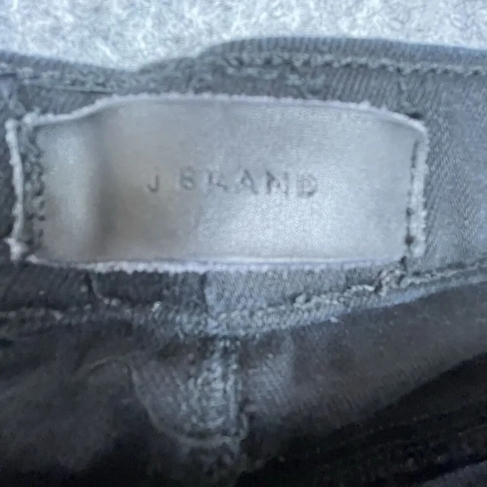 J Brand Jeans Womens 31 Black Tyler‎ Clancy Straight Cropped Capri